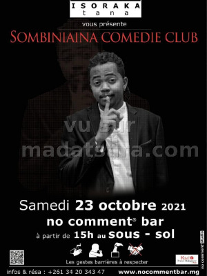 Sombiniaina‍ Comédie club - No Comment Bar Isoraka‍
