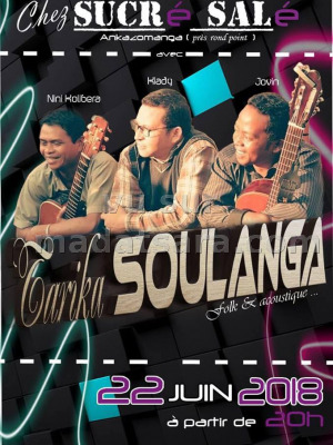 Soulanga‍ en concert Chez Sucré Salé Ankazomanga