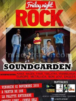 Sound Garden Friday noght rock La Palette Antsirabe