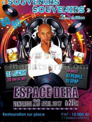 Souvenirs souvenirs 2è édition - Espace Dera‍ avec Dj Lucky‍