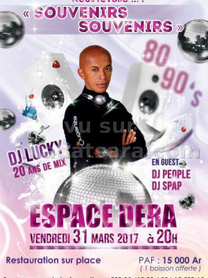 Souvenirs souvenirs - Espace Dera‍ avec Dj Lucky‍