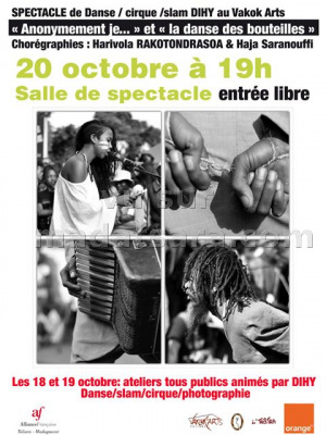 Spectacle de danse / cirque / Slam au Vakok'Arts Trano Toliary‍