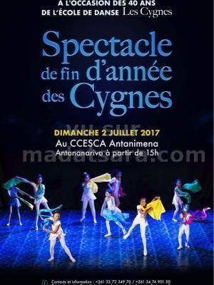 Spectacle de fin d'année des cygnes au CCESCA Antanimena