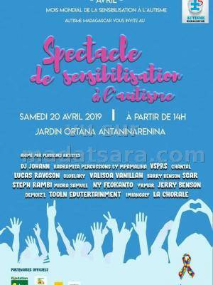 Spectacle de sensibilisation à l'autisme Ortana Antaninarenina