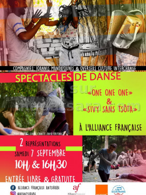 Spectacles de dansse "One one one" & "Sivy sans Tsôta" - AF - Alliance Française d'Antsirabe‍