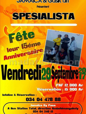 Spesialista‍ fête leur 15ème anniversaire au Jamaica By Pass‍