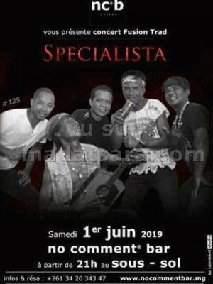 Spesialista No Comment Bar Isoraka