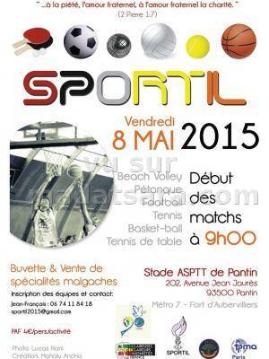 Sportil Beach volley, pétanque, football, tennis, basket ball, tennis de table au stade ASPTT de Pa