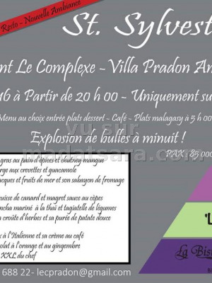St Sylvestre au Complexe Villa Pradon Antanimena‍