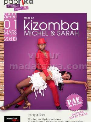 Stage Kizomba avec Michel et Sarah au Paprika