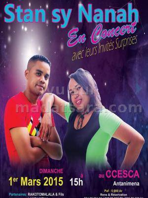 Stan sy Nanah en concert avec leurs invités surprises au CCESCA Antanimena