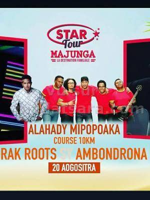 Star tour alahady mipoapoaka avec Rak Roots & AmbondronA