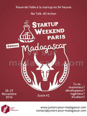 Startup weekend Paris Madagascar - Ecole42