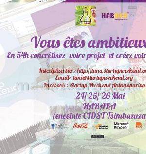 Dans le cadre du développement de l'entrepreneuriat à Madagascar, nous avons l'honneur d'organiser