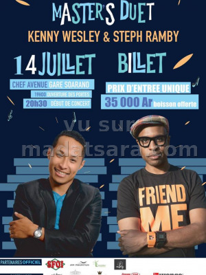 Steph Rambi‍ & Kenny Wesley - Café de la Gare Soarano‍