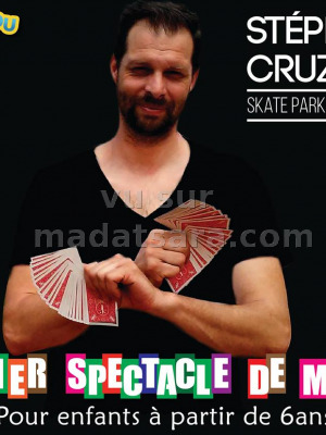 Stéphane Cruz - atelier spectacle de magie - Skate Park Ankaditapaka‍
