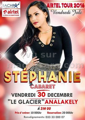 Stéphanie‍ en cabaret Le Glacier Analakely‍