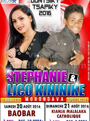 Stéphanie & Lico Kininike - cabaret Baobar Morondava