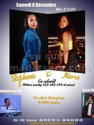 Stéphanie & Miora Sandra Ramboaniaina en cabaret