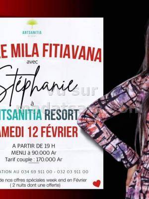 Stéphanie soirée mila fitiavana Antsanitia Resort