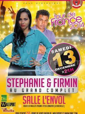 Stéphanie et Firmin au grand complet en concert à la Salle l'Envol La Rochelle
