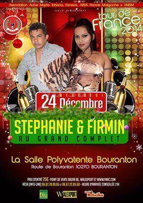 Stéphanie et Firmin en concert à la Salle Polyvalente Bouranton