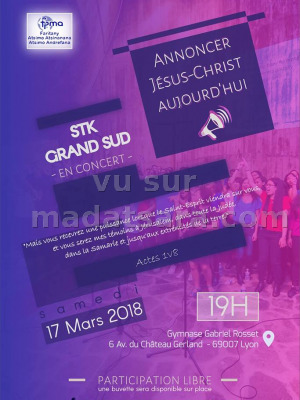 STK Grand Sud en concert Gymnase Gabriel Rosset Lyon