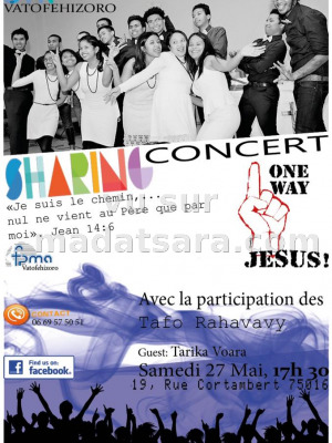 STK Vato Fehizoro‍ sharing concert - Eglise reformée de l'Annonciation Paris 16è‍
