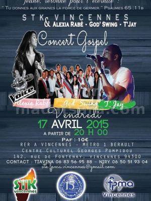 STK Vincennes, Alexia Rabe, God'Swing et T'Jay en concert au centre culturel Georges Pompidou