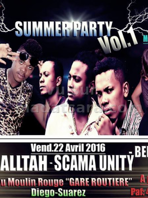 Summer party vol.1 Scama Unity‍ , Balltah‍ , Giljah Nostal‍ , Anais‍ - Moulin Rouge Gare routière Diégo-Suarez‍