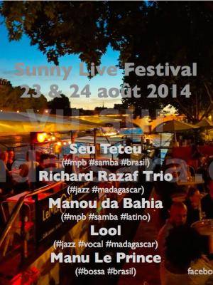 Festival de jazz et de musique afro-brésilienne: 5 concerts et 1 Master Class.
Concerts: 
- Seu T