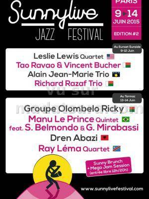 Sunnylive Jazz festival avec Tao Ravao et Vincent Buchet, Richard Razaf Trio, Groupe Olombelo Ricky