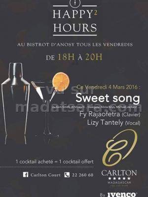 Sweet Song Happy Hours 2 avec Fy Rajaofera & Lizy Tantely Carlton Madagascar