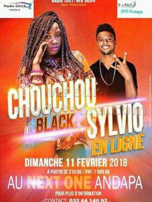Sylvio & Chouchou en show case Next One Andapa