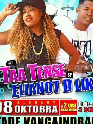 Taa Tense & Elianot D Like en concert Vangaindrano Stade