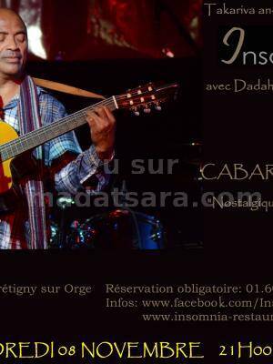 Cabaret concert avec Dadah du groupe Mahaleo.
Nostalgiques, venez fredonner vos ballades préféré