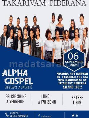 Takarivam-piderana Alpha Gospel Shine Tanjombato