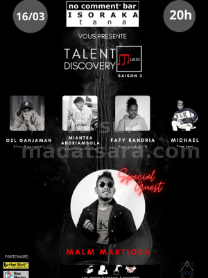 Talent discovery - No Comment Bar Isoraka‍