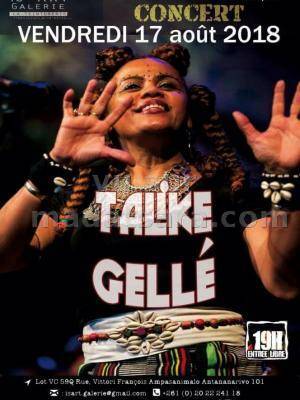 Talike Gellé en concert Is'Art Galerie