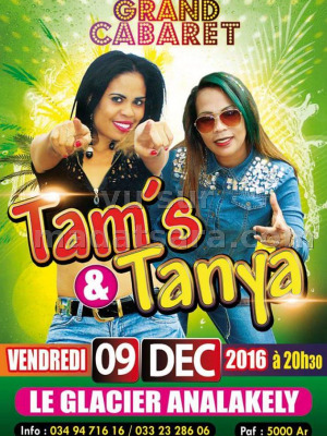 Tam's‍ & Tanya grand cabaret Le Glacier Analakely‍