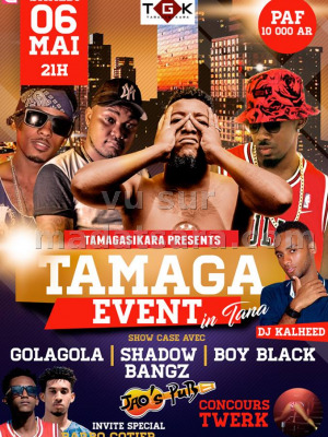 Tamaga event in Tana - JAO'S PUB‍ avec Gola Gola‍ , Shadow‍ , Boy Black‍ , Barbo Cotier‍