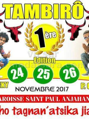Tambirô 1ère édition avec Kapepeky & P.Gefen Paroisse St-Paul Anjahana