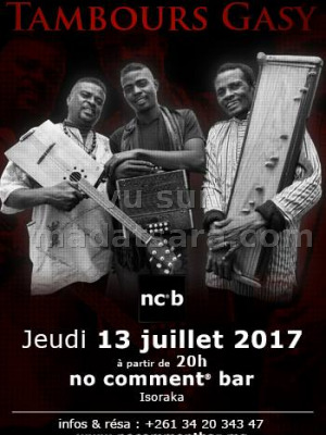Tambour Gasy‍ en concert No Comment Bar Isoraka