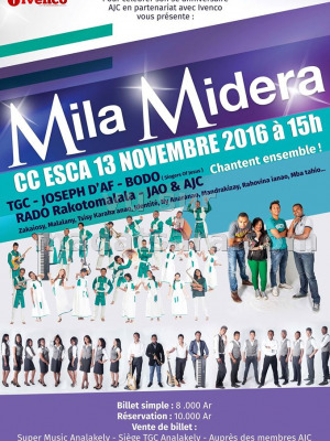 Tana Gospel Choir‍, AJC‍, Joseph d'AF‍  -  Mila midera - CCESCA Antanimena‍