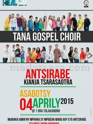 Tana Gospel Choir en concert au Kianja Tsarasaotra Antsirabe