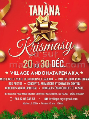 Tanana krismasy - Village Andohatapenaka