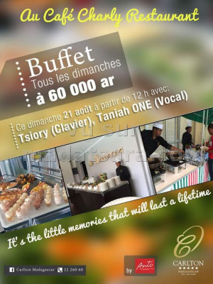 Taniah One & Tsiory - café Charly Restaurant Carlton