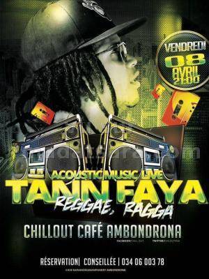 Tann Faya acoustic Music live au Chillout Café Ambondrona
