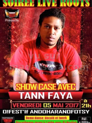 Tann Faya‍ en show case - O!Festif Rasta Andoharanofotsy‍
