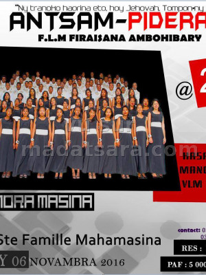 Tanora Masina Itaosy‍ - Antsam-piderana - Sainte Famille Mahamasina‍